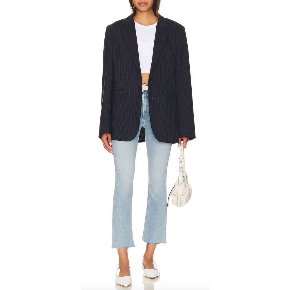 Citizens Of Humanity Women Isola Crop Boot Cut‎ Jeans Raw Hem Y2k Size 26 Lyric